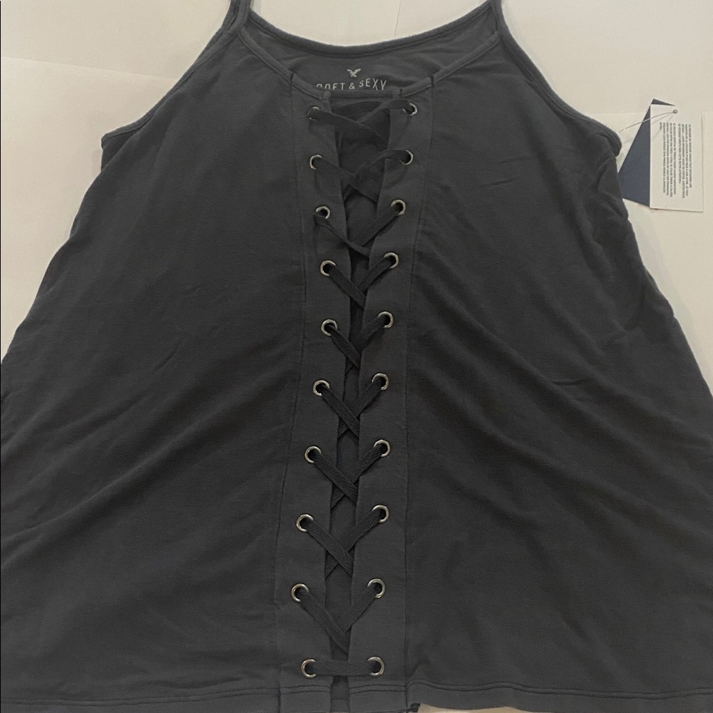 NWT American Eagle Lace-Up Tank
